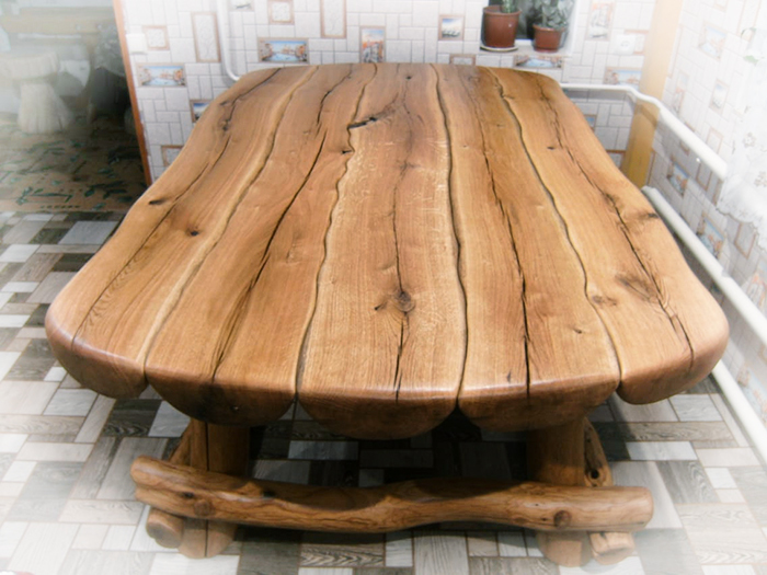 стол из массива дерева на заказ