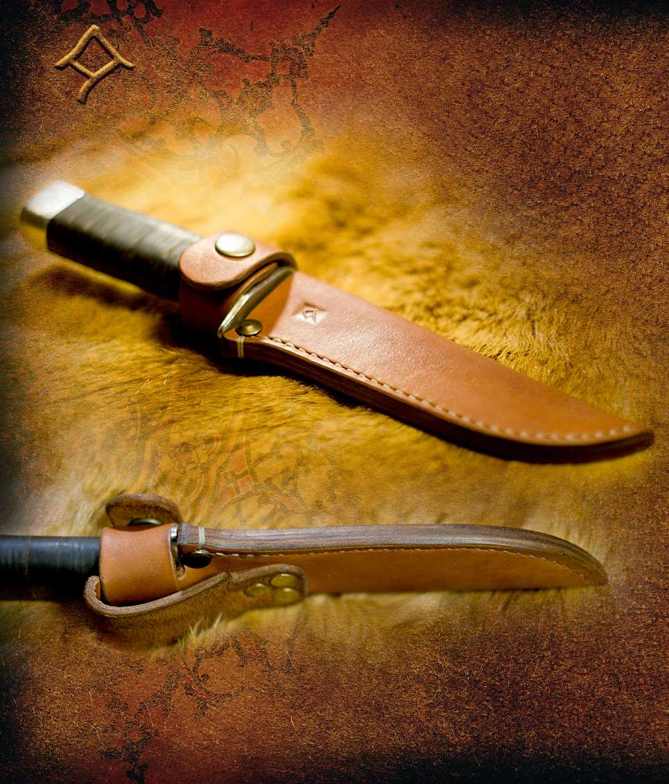 кожаные ножны для ножа ручной работы на заказ в воронеже
